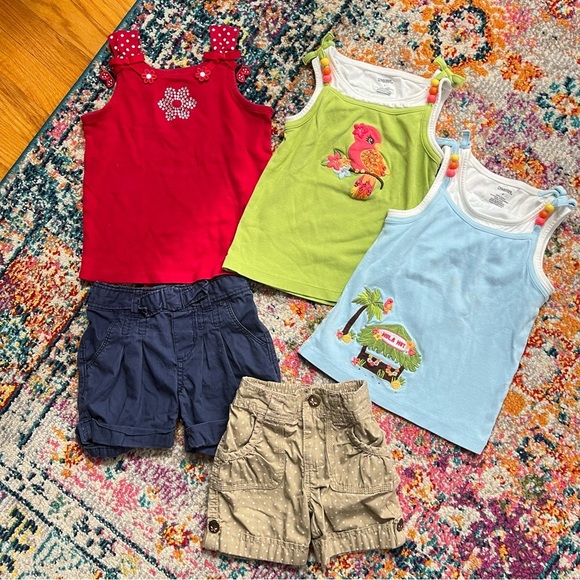 Vtg Retro Gymboree Osh Kosh B Gosh 3T /4 Summer Clothing‎ Lot Shorts Tank Tops - Picture 8 of 8
